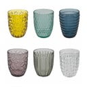 Set s 6 čaša u različitim bojama Villa d´Este Geometrie, 240 ml
