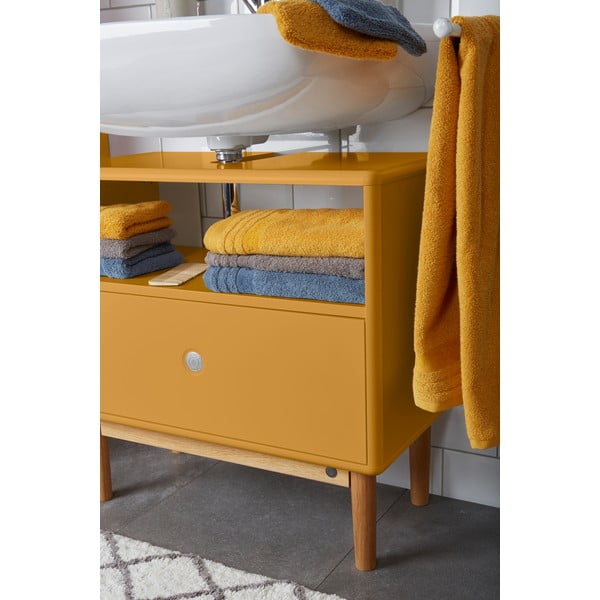 Senf žuti ormarić za ispod umivaonika 66x45 cm Color Bath – Tom Tailor-image-1