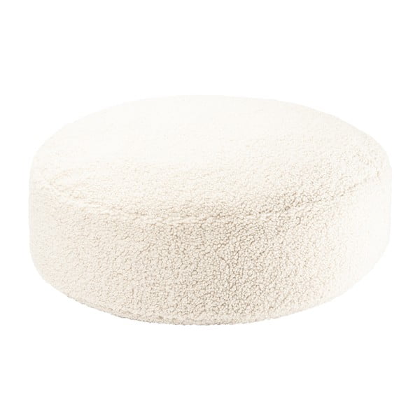 Krem vreća za bebe od bouclé tkanine Round – Wigiwama