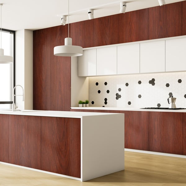 Naljepnica za namještaj 200x60 cm Dark Walnut Wood - Ambiance-image-3