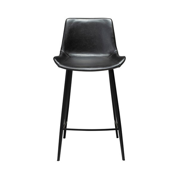 Crna barska stolica od imitacije kože DAN - FORM Denmark Hype, visina 91 cm-image-2