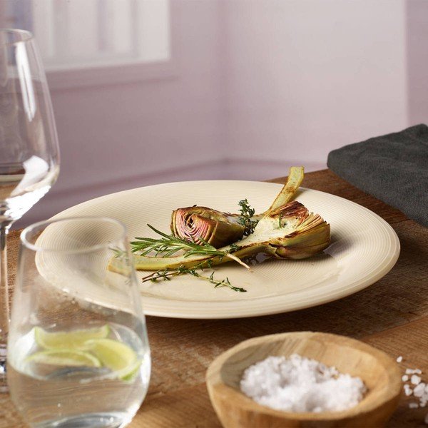 Bijelo-bež porculanski tanjur Villeroy & Boch Like Color Loop, 28,5 cm-image-1