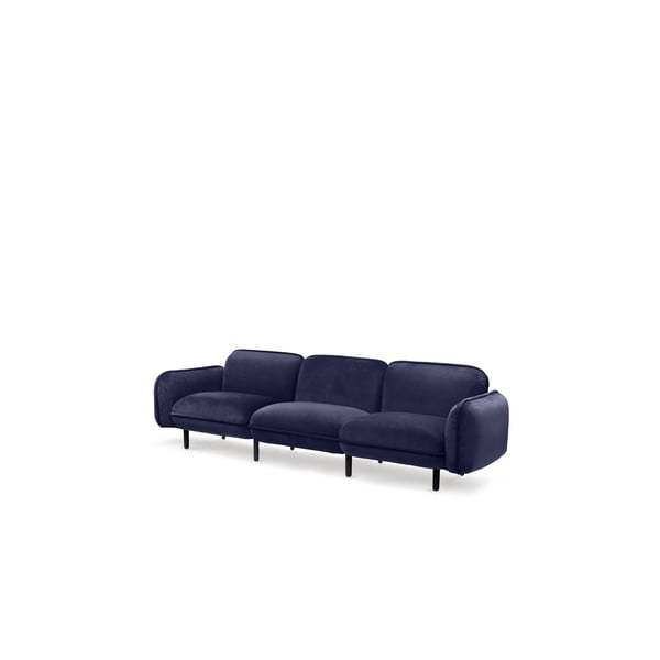 Plava baršunasta sofa EMKO Bean-image-2