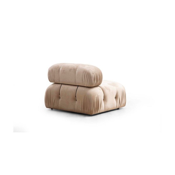 Bež baršunasti sofa 288 cm Bubble – Artie-image-4