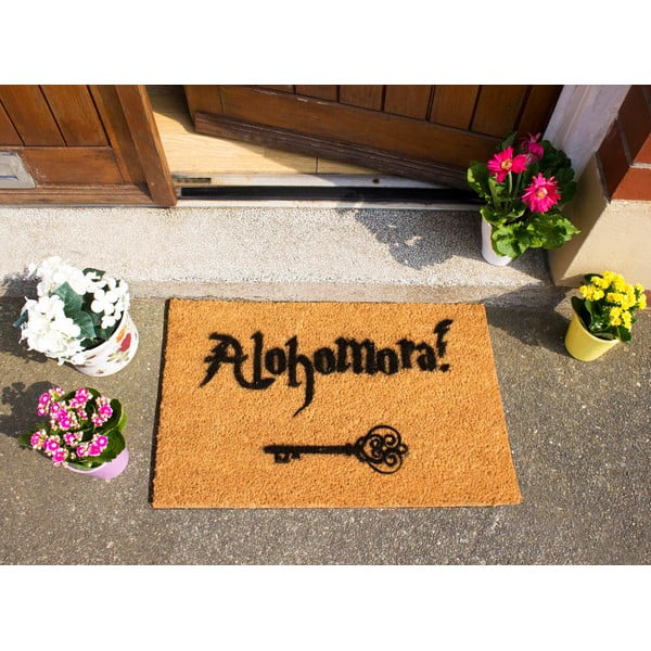 Otirač od prirodnih kokosovih vlakana Artsy Doormats Alohomora, 40 x 60 cm-image-1