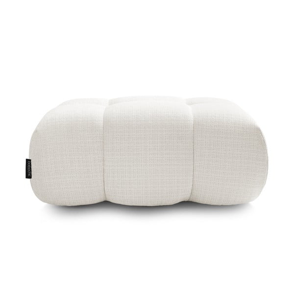 Bijeli tabure od šenila Ivane – Bobochic Paris