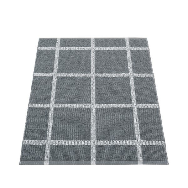 Antracitno sivi unutarnji i vanjski tepih 70x100 cm Ada Granit – Pappelina
