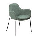 Svijetlo zelena fotelja od bouclé tkanine Zimmer – DAN-FORM Denmark