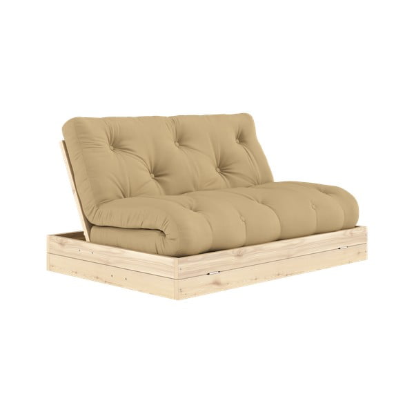 Svjetlo smeđa sklopiva sofa 145 cm Flip – Karup Design-image-3