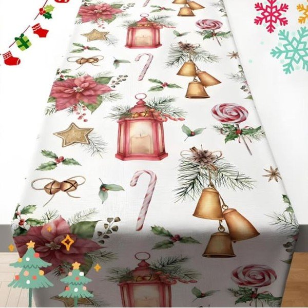 Nadstolnjak s božićnim motivom 45x140 cm Merry Christmas – Mila Home-image-2