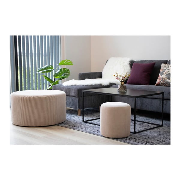 Crni stolić House Nordic Vita, 90 x 60 cm-image-3