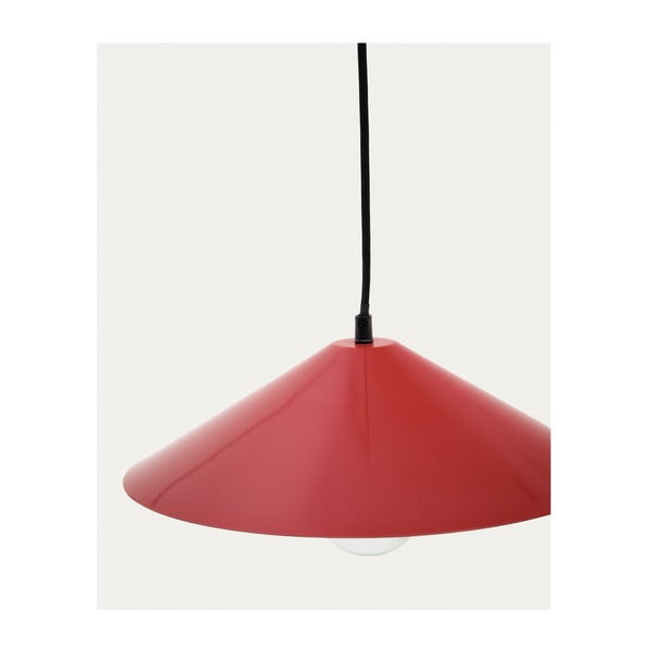 Crvena zidna lampa ø 35 cm Kally – Kave Home-image-4