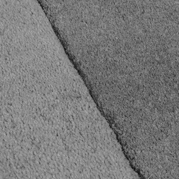 Crni/sivi ručno rađen vunen tepih 120x180 cm Lozenge Monochrome – Flair Rugs-image-4