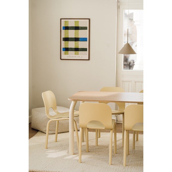 Blagovaonski stol s pločom stola u dekoru hrasta 80x140 cm Meko – noo.ma-image-3