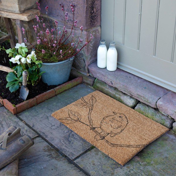 Otirač od kokosovih vlakana 40x60 cm Pencil Robin – Artsy Doormats-image-3