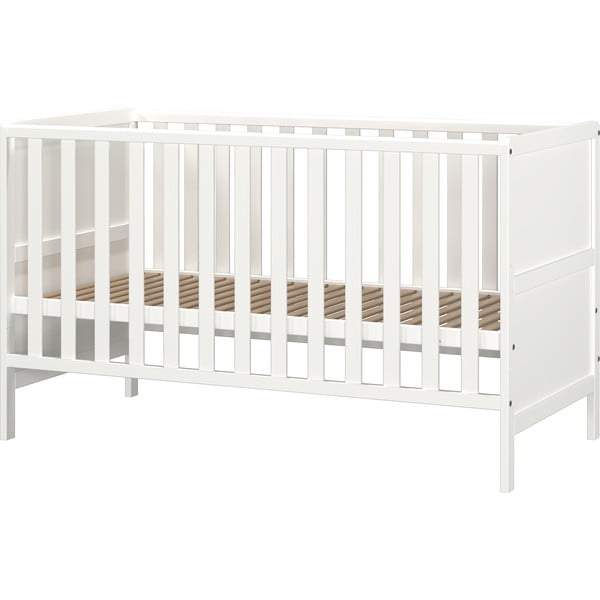 Bijeli dječji krevet od masivnog drveta 70x140 cm Alkmaar – Germania