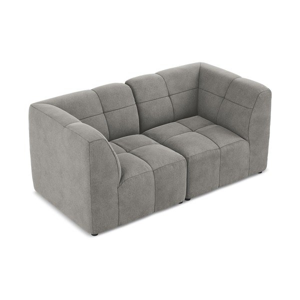 Siva baršunasti sofa 180 cm Aloha – Makamii-image-3