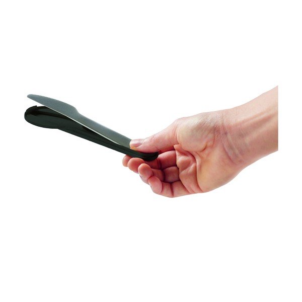 Crni/u srebrnoj boji putni pribor za jelo 3 kom od nehrđajućeg čelika To Go – Lékué-image-3