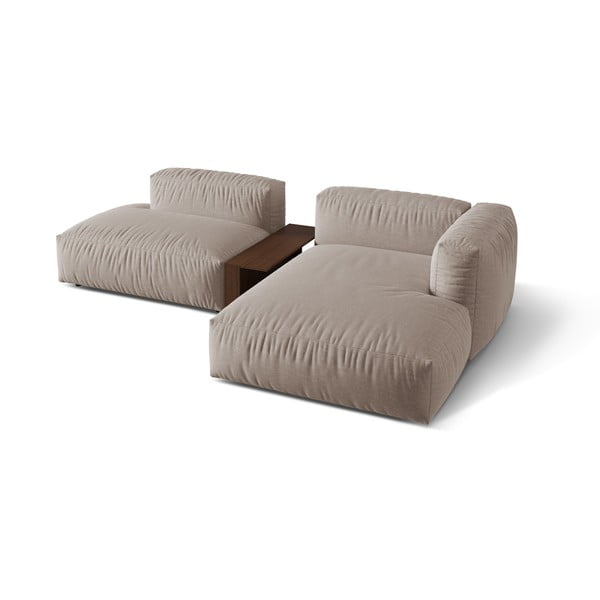 Bež kutna garnitura (s desnim kutom) Martina – Micadoni Home-image-2