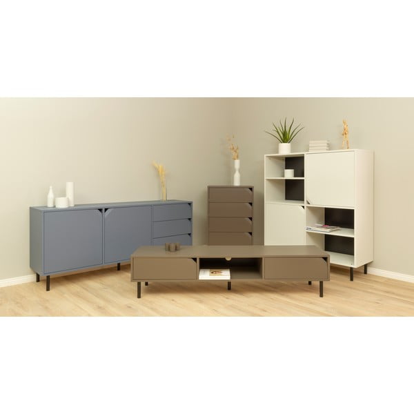 Tamno plava niska komoda 177x77 cm Corner - Tenzo-image-1