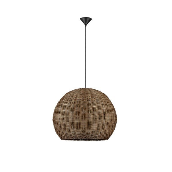 Viseća svjetiljka od ratana u prirodnoj boji ø 39 cm Rielo – Nova Luce