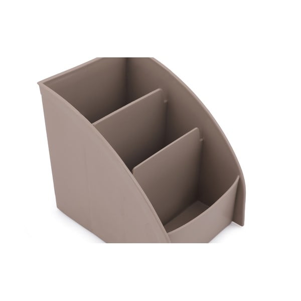 Bež plastičan kupaonski organizator za kozmetiku – Hermia-image-3