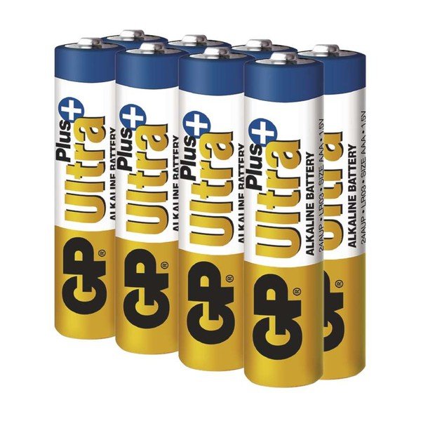Set od 8 alkalnih baterija EMOS GP Ultra Plus AAA-image-2