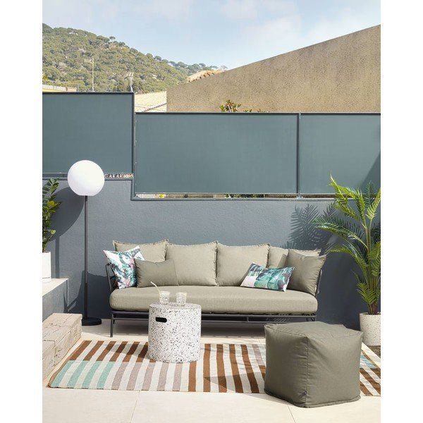 Bež vrtna sofa s metalnom konstrukcijom Kave Home Mareluz-image-1