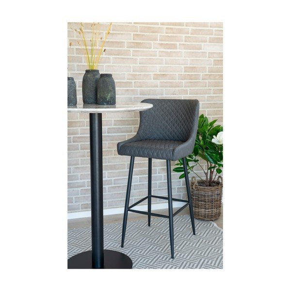 Tamno siva barska stolica 105 cm Dallas – House Nordic-image-4