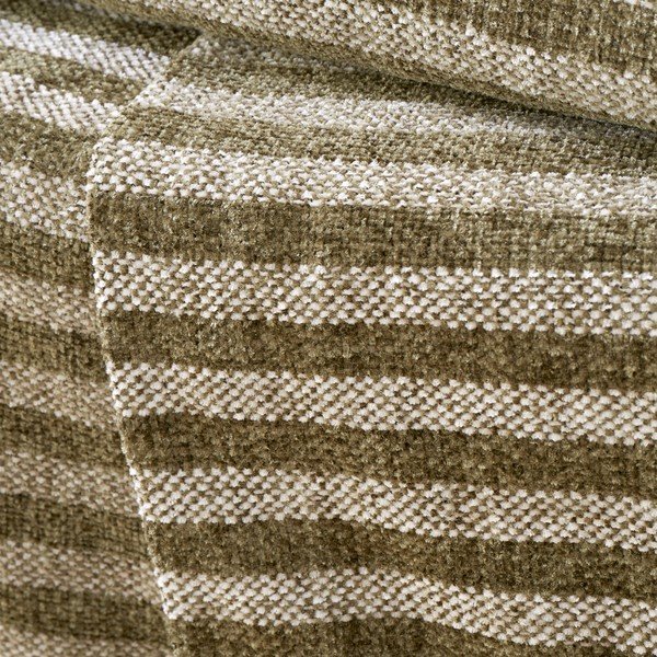 Zelena deka od samta 130x170 cm Stripe Chenille – Catherine Lansfield-image-2