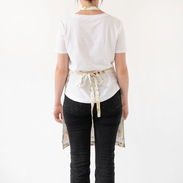 Božićna lanena pregača Linen Tales Daily Apron Merry, 80 x 55 cm-image-2