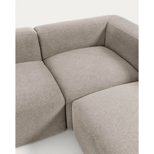 Bež kutna garnitura od šenila Blok – Kave Home-image-3