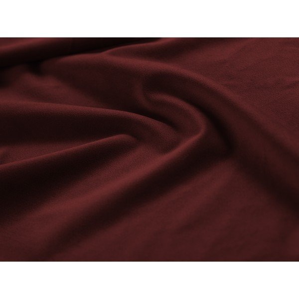 Crveni baršunast tabure Lando – Micadoni Home-image-1