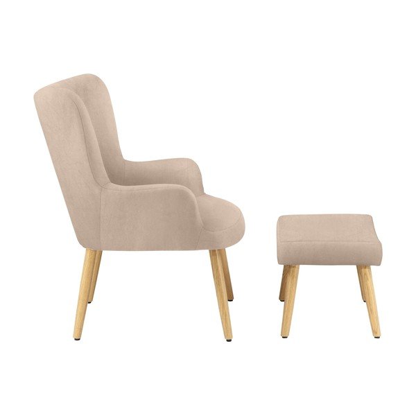 Bež fotelja Coco - Støraa-image-1