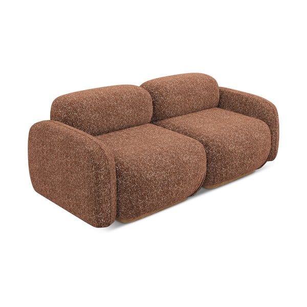Narančasta/smeđa sofa 190 cm Ailani – Makamii-image-3
