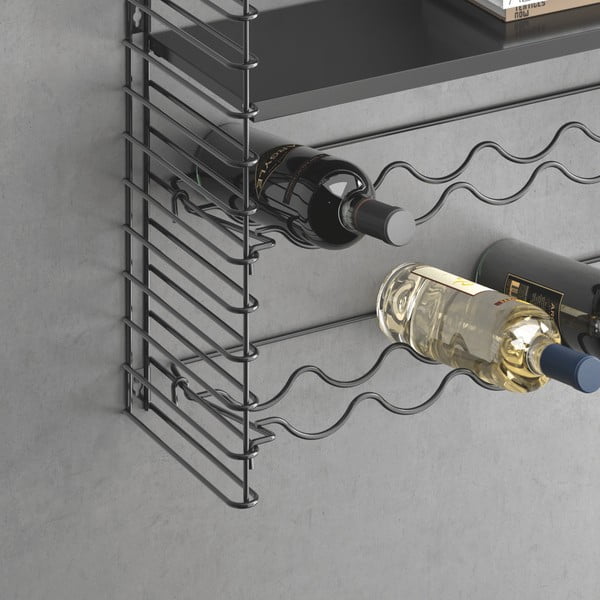 Zidni regal sa stalkom za boce Metaltex-image-1