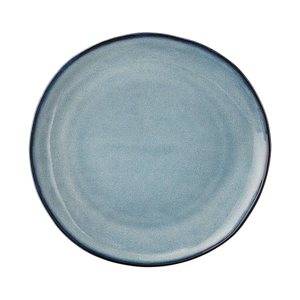 Plavi keramički tanjur Bloomingville Sandrine, ø 22 cm