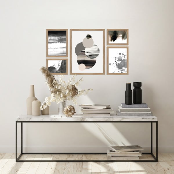 Slike u setu 5 kom 30x40 cm Planets – Malerifabrikken-image-1