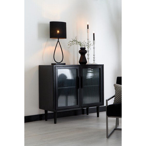 Mat crno metalno postolje za stolnu lampu 51 cm Tamsu – Light & Living-image-1