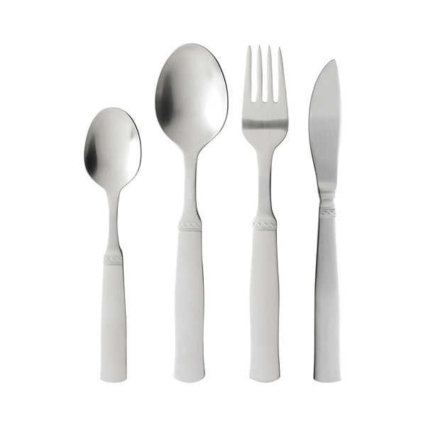 Pribor 16 kom od nehrđajućeg čelika u srebrnoj boji Ranka – Gense