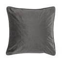 Tamnosivi jastuk Tiseco Home Studio Velvety, 45 x 45 cm