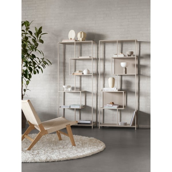 Siva biblioteka 77x185x35 cm Seaford – Actona-image-2