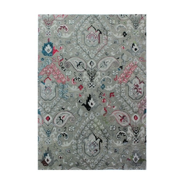 Sivi ručno tkani tepih Flair Rugs Persian Fusion, 160 x 230 cm