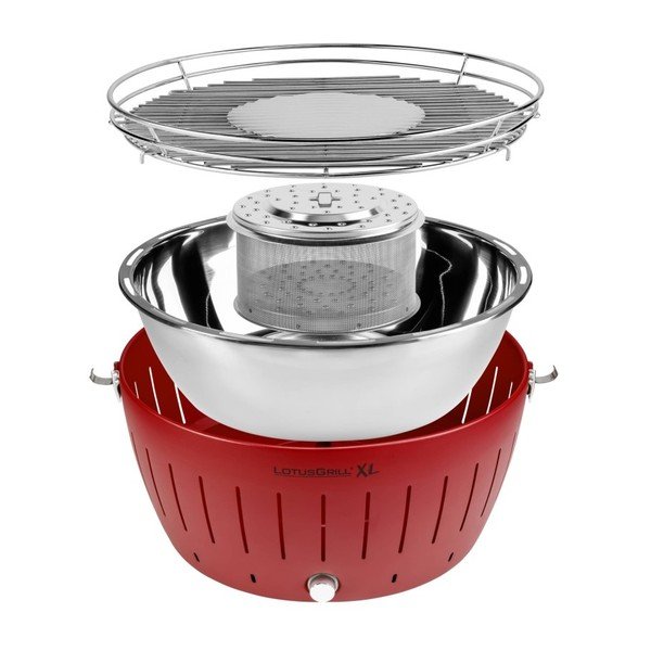 Crveni bezdimni roštilj LotusGrill XL-image-3