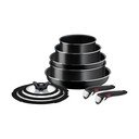 Aluminijski set lonaca 10 kom INGENIO EASY COOK & CLEAN BLAC L1549042 – Tefal