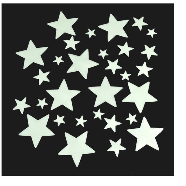 Set s 30 zvijezdica koje svijetle u mraku Rex London-image-4