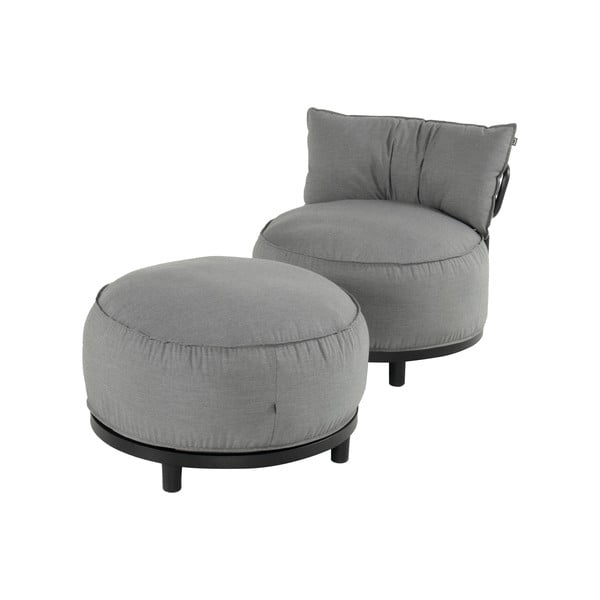 Svijetlo siva podstavljena vrtna fotelja Emma – Hartman-image-3