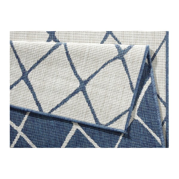 Plavo-krem vanjski tepih NORTHRUGS Malaga, 120 x 170 cm-image-4