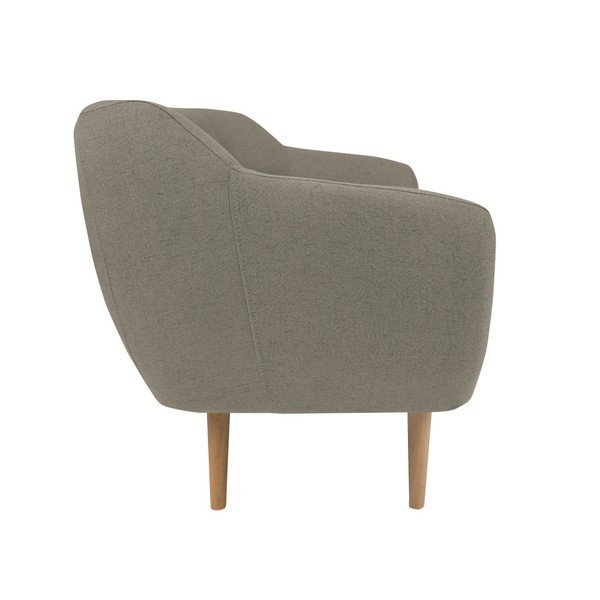 Smeđa dvosjeda sa svijetlim nogama Mazzini Sofas Sicile-image-3