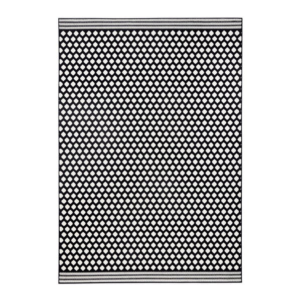 Crno bijeli tepih Zala Living Spot, 70 x 140 cm